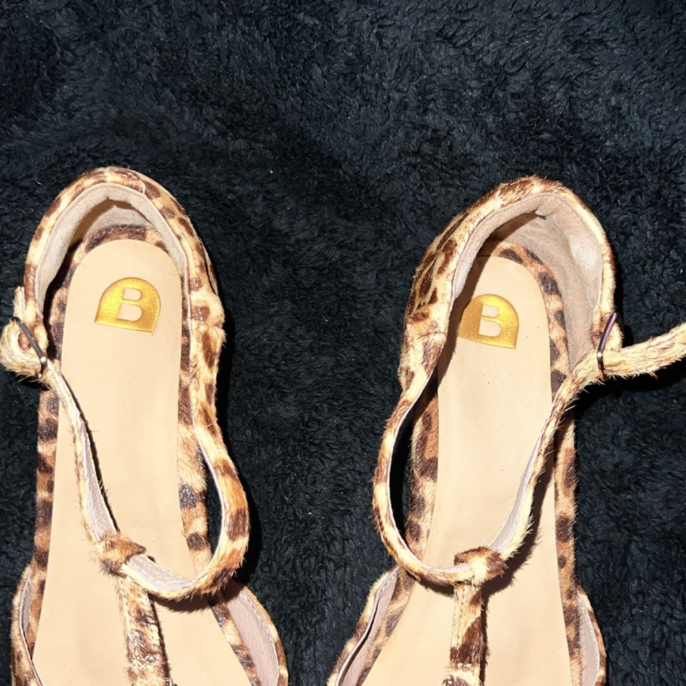 Bared Footwear Leopard-Print Pointed Slingback Flats in Brown - Picture 2 of 13